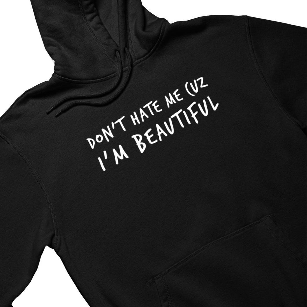 I'm Beautiful | Hoodie Sweatshirt (Black)
