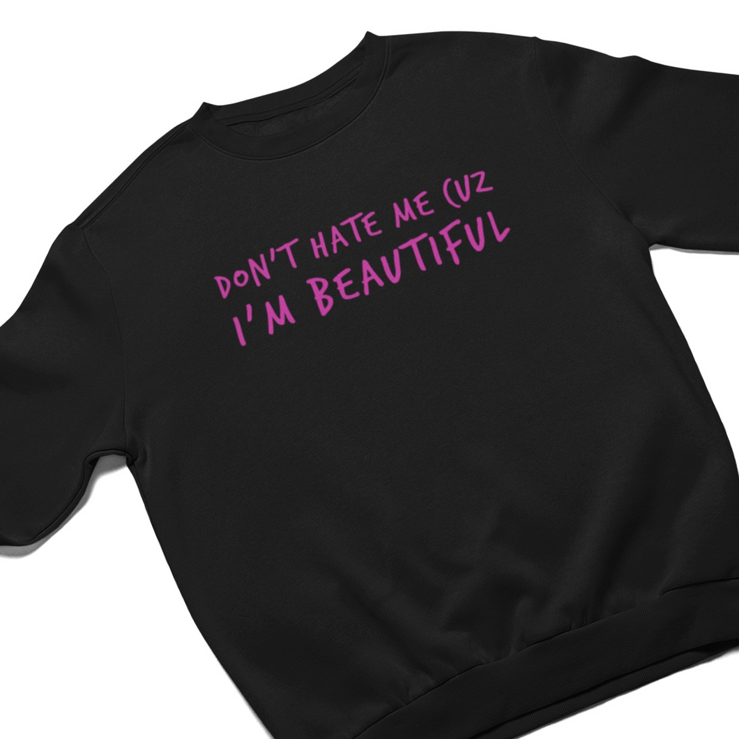 I'm Beautiful | Crew Sweatshirt (Black)