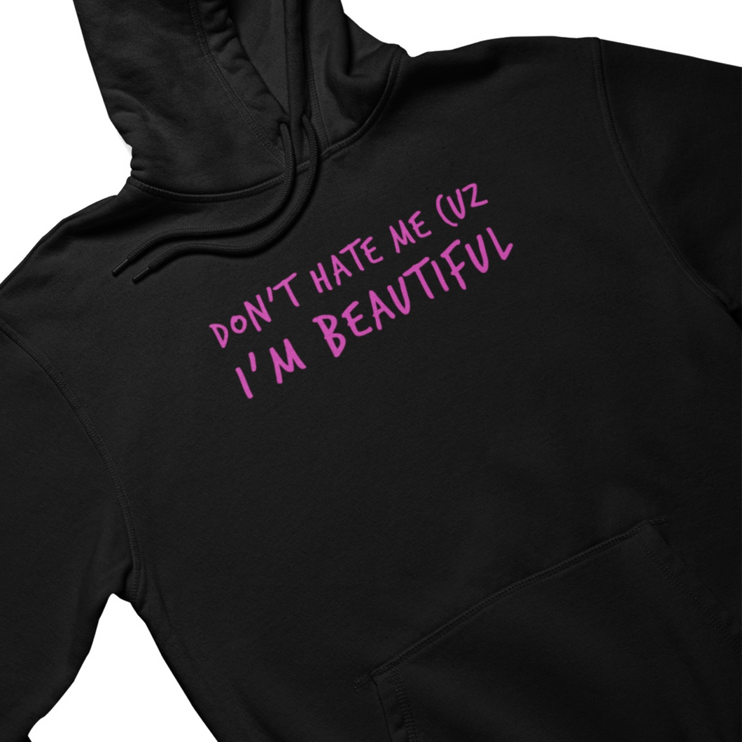 I'm Beautiful | Hoodie Sweatshirt (Black)