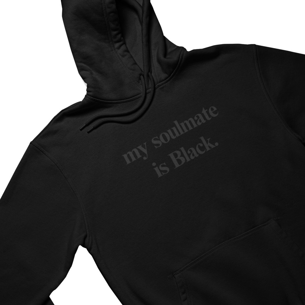 Soulmate | Hoodie Sweatshirt (Blackest Black)